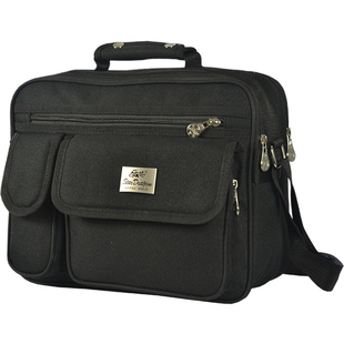 单肩包旅行包斜挎帆布多功能工具包男手提包出差大容量电脑包印字