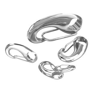 304不锈钢蛋形弹簧扣龙虾钩蛋型卸扣潜水扣快挂蛋钩M30M50M70M100