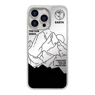 benefit艺术创意连绵山脉17适用于iphone16promax苹果15PRO碳纤维磁吸手机壳13新款14镜面小米15防摔三星S25