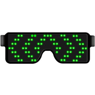 led电子屏发光眼镜科技感墨镜