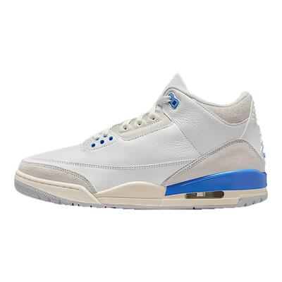 AirJordan3白蓝中帮复古篮球鞋