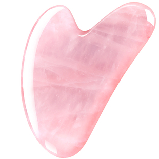 粉水晶刮痧板面部美容专用提升脸部眼部拨筋棒刮脸板女玉石带精油