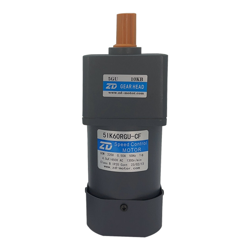中大6W-200W微型交流齿轮减速电机调速感应阻尼刹车减速马达ZD