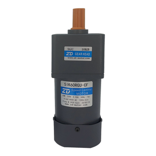 中大6W-200W微型交流齿轮减速电机调速感应阻尼刹车减速马达ZD