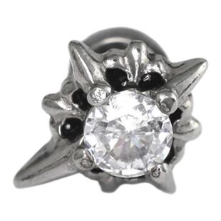 Shinma 六芒星锆石复古耳钉欧美北极星钛钢耳钉十字架星芒耳饰