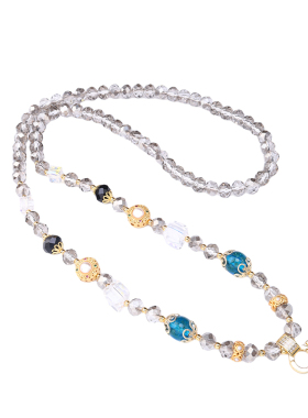 泰伽炫彩刻面佛牌链子男女