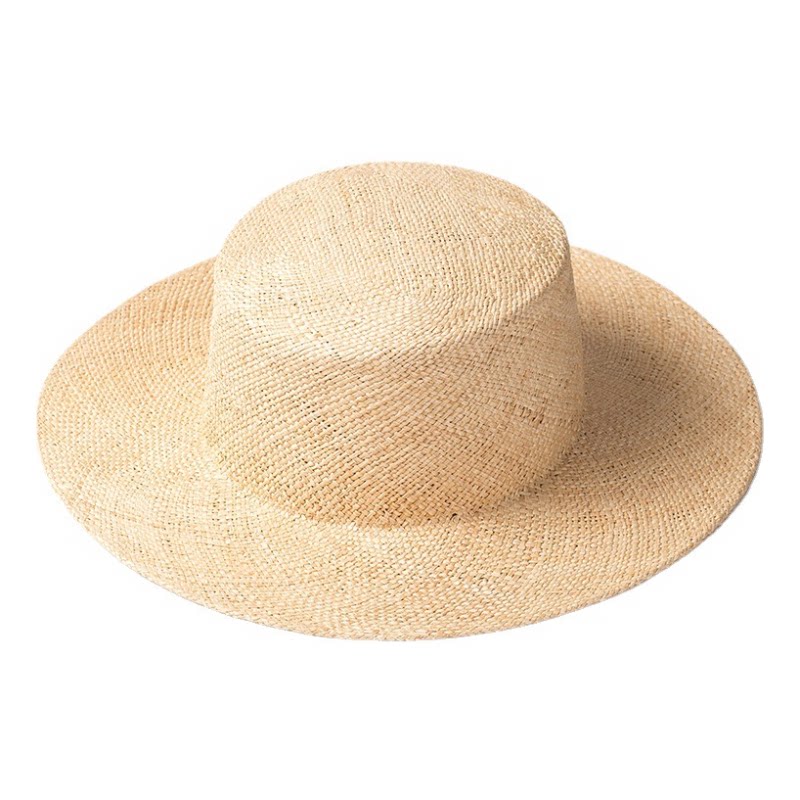 平顶轻盈宝草草帽日常法式女夏