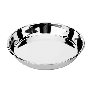 特厚不锈钢糕盘圆盘特大号蒸肠粉凉皮盘凉皮锣锣蒸年糕平底盘菜盘