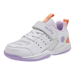 米菲童鞋官方正品2026春秋新款羽毛球鞋防滑训练鞋儿童运动鞋子