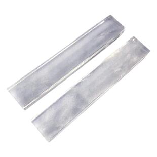 水玉冰魄天然白水晶镇纸一对 纸镇 压书压纸 压宣纸摆件 文房四宝