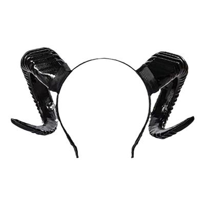 头箍万圣节恶魔羊角发箍