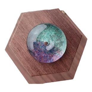 日本进口北海道北一硝子超美工匠手作玻璃糖果色彩虹色香立