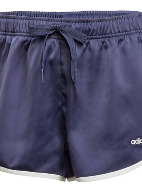 Adidas/阿迪达斯正品三叶草女士透气宽松缎面经典短裤JC8895