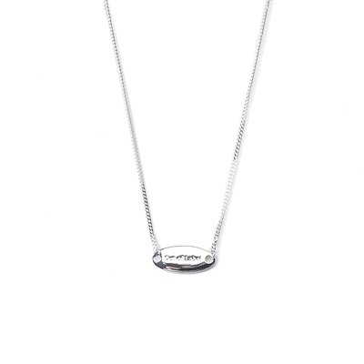 韩国outoflabel纯银简约百搭项链