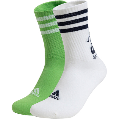 Adidas/阿迪达斯正品CREW SOCKS 2PP嫩运动袜两双装JJ2087