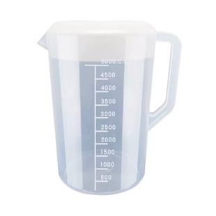量杯带刻度食品级奶茶店专用容量壶塑料毫升带盖量筒量桶大5000ml