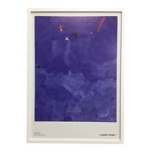 胡安米罗 Miro 蓝 瑞典进口海报 抽象艺术 旁白VoiceOver 装饰画