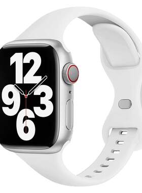 【华强北优选】适用iwatch7表带s7s8s9表带se学生手腕带硅胶ultra