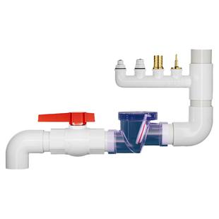 厨房下水道止回阀多排水三通下水管道止逆阀卫生间防止水反水阀50