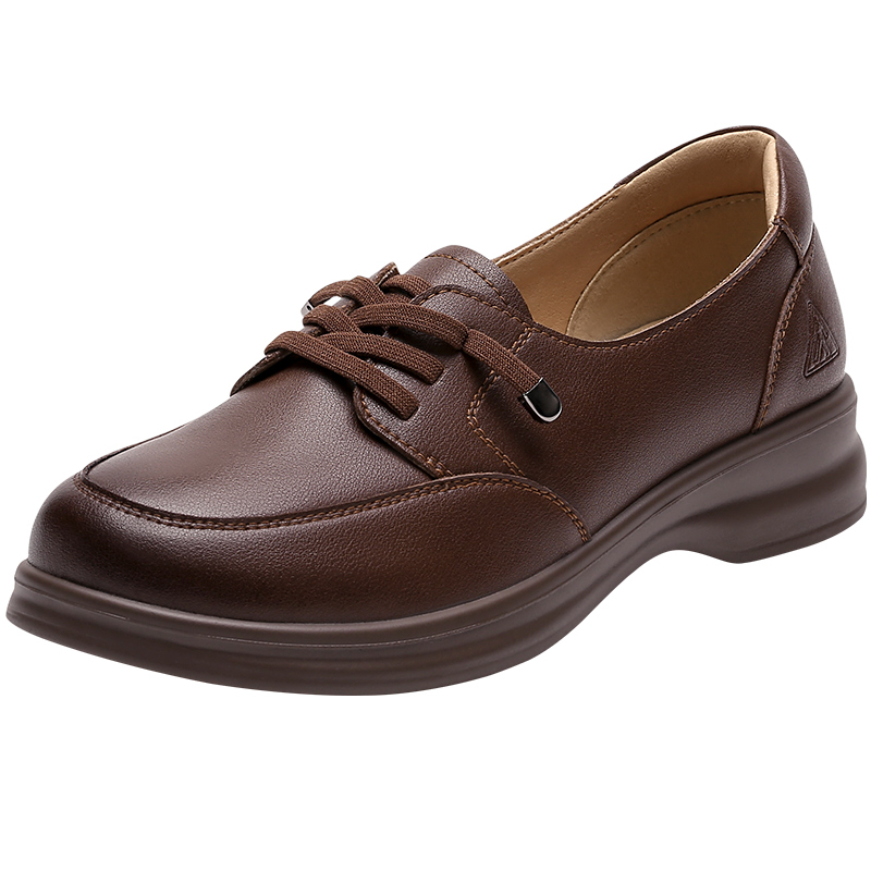 足力健旗舰店2025秋季新品舒适乐福鞋不累脚一脚蹬老年单鞋女