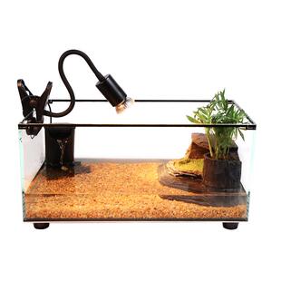 玻璃乌龟缸家用客厅小别墅饲养箱小型养乌龟专用缸生态鱼缸屋造景