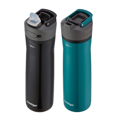 美国防漏保温杯运动吸管杯直饮杯