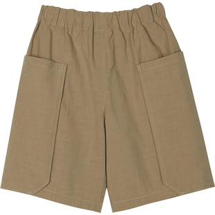 江南布衣童装春夏直筒裤短裤大口袋休闲男女童儿童裤子jnbybyjnby