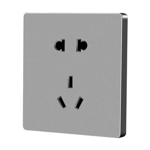 国际电工暗装86型墙壁开关插座面板空调10a家用一开五孔带USB多孔