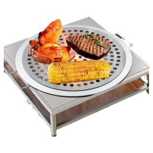 不锈钢老式烤火盆炭火盆围炉煮茶取暖烤火炉室内家用炭火盆烧烤架