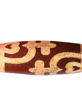 圣饰奇缘天然真品西藏庙供院供老矿玛瑙红肉至纯宝瓶莲心天珠项链