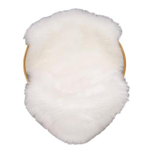 仿羊毛地毯卧室床边毯椅子垫毛绒沙发垫不规则吊椅垫可机洗地垫子