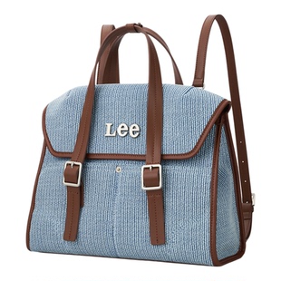 Lee官方秋冬新款邮差双肩包女时尚百搭单肩包公文包通勤手提背包