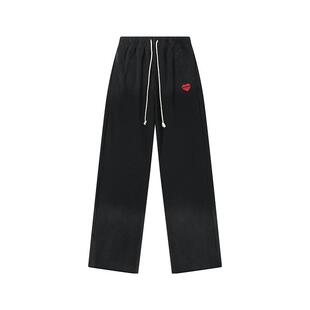 JOYRICH美式复古宽松休闲圆领卫衣卫裤情侣套装春秋季男女同款