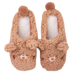 小兔子棉拖鞋女可爱加绒棉拖毛绒全包跟可外穿家居毛毛鞋保暖冬天