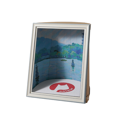 【petstar_相框猫抓板】立式西湖名画猫窝一体瓦楞纸画框猫屋玩具