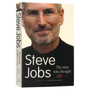 乔布斯传 英文原版 Steve Jobs The Man Who Thought Different 思考与众不同的男人 全英文版商业人物传记 苹果教父 进口英语书籍
