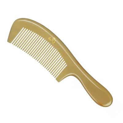 虞美人天然正品白水牛角梳子