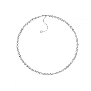 Witther原创设计拉丝猫眼小金珠锁骨链女轻奢小众转运珠项链925银