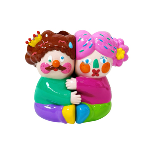 有蒂棵棵嘟嘟女孩小国王情侣牙刷架可爱卡通置物家用卫生间收纳架