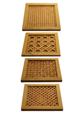 墙面天花板竹编吊顶屏风隔断