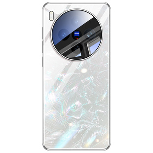 【超薄设计】适用vivox300手机壳x300pro亮面玻璃全包镜头防摔新款vivo外壳系列高端男女高级感标准版保护套