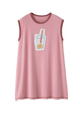 小黑托昵2026夏季宝宝睡衣空调服外穿凉感女童睡裙儿童家居服套装