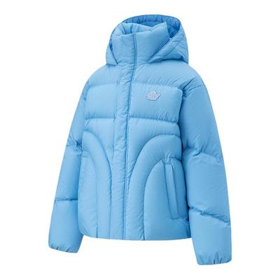 Lining/李宁正品2023年新款男女休闲宽松保暖连帽羽绒服AYMT419