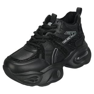 前掌加宽大码女鞋41到43冬季新款运动休闲老爹鞋加绒棉鞋爱足雅42