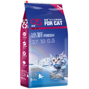 伊萨10kg增肥发腮低盐猫粮