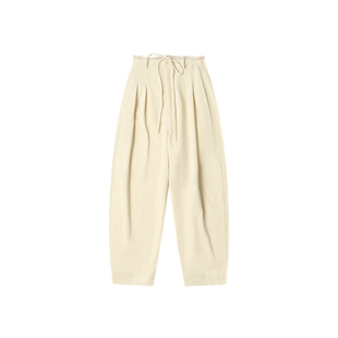 COMMXN·灯芯绒气球裤简约休闲宽松百搭直筒裤2025秋季新款女装