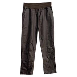 加绒皮裤女秋冬2025新款爆款涂层裤子高腰显瘦小个子九分裤欧货潮