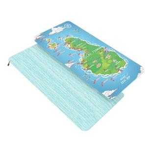 HiTurbo【潜水地图浴巾】涛岛巴厘岛PG岛墨宝刁曼岛潜水旅游度假