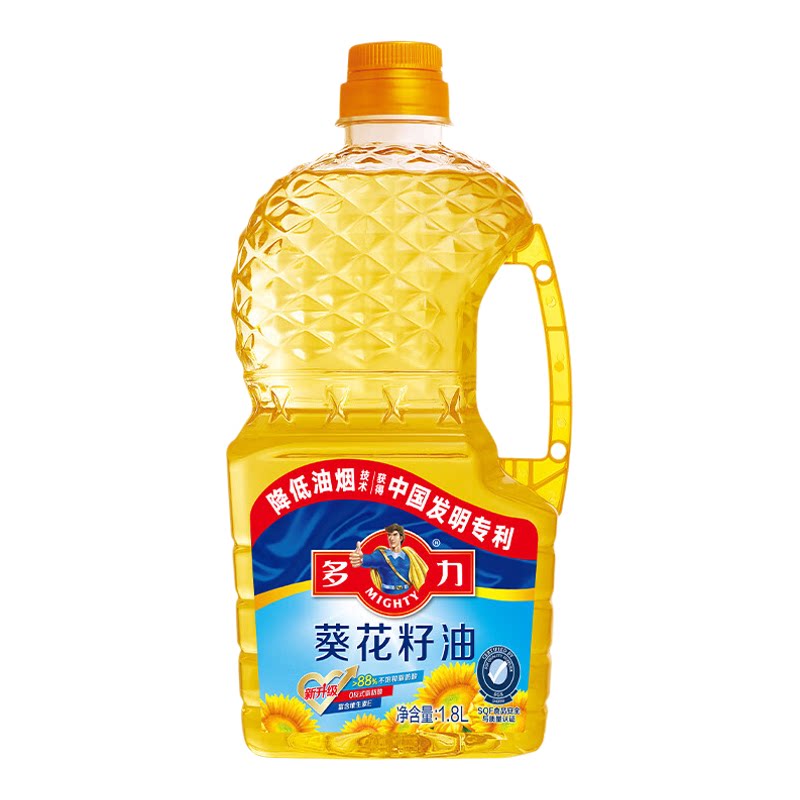 多力葵花籽油1.8L*1桶一级食用油
