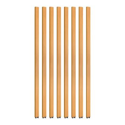 现代风客厅玄关免打孔铝方管隔断